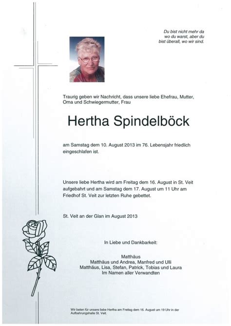 Parte F R Hertha Spindelb Ck Pax Requiem