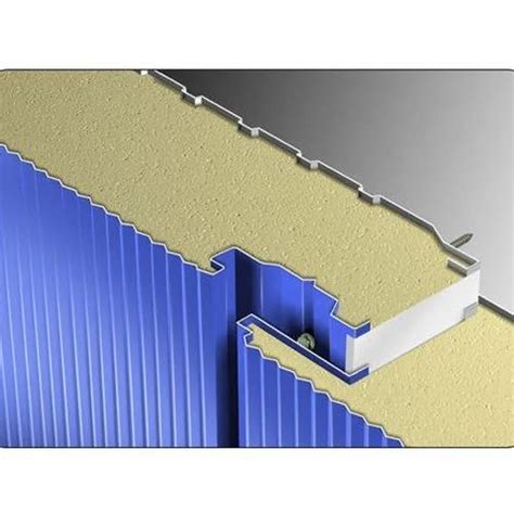 Color Coated Puf Sandwich Panel For Industrial At Square Meter