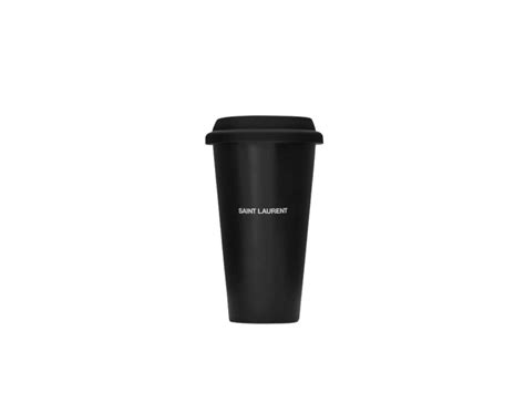 Sasom เครื่องประดับ Saint Laurent Coffee Mug In Ceramic Black เช็คราคาล่าสุด