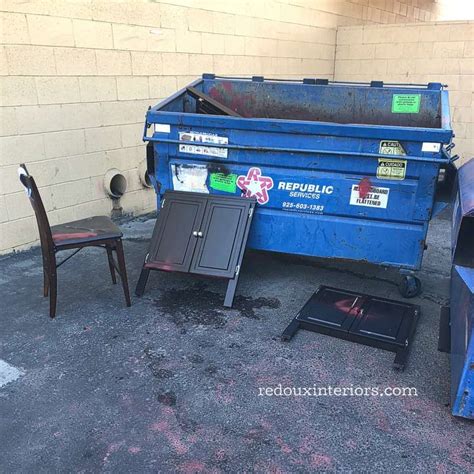 Trashy Tuesday Dumpster Dive Free Chair Redoux Interiors