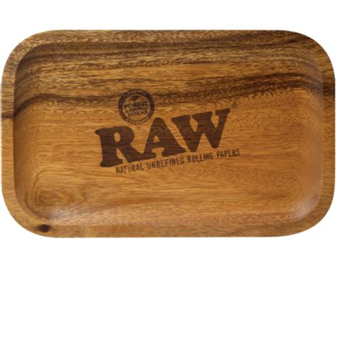 RAW Rolling Tray | Wood Small - American Rolling Club