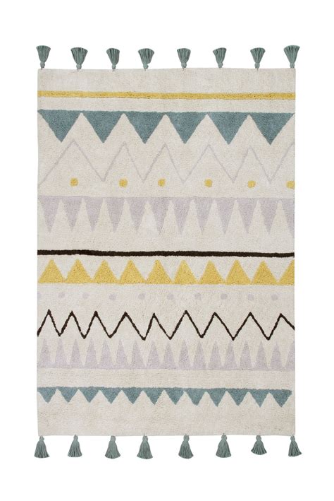 Купить Ковер Lorena Canals Azteca Natural Vintage Blue 120 x 160 см