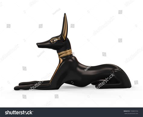 Egyptian Anubis Statue Stock Illustration 159481916 | Shutterstock