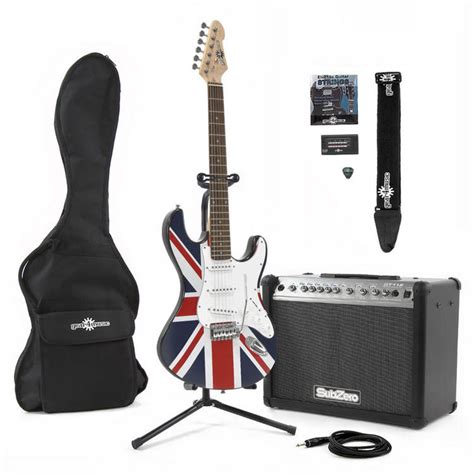 Pack Accessoires Guitare Électrique LA Ampli DSP 60W Union Jack