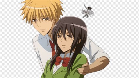 Takumi Usui Misaki Ayuzawa Sirvienta Sama Anime Criada Pelo Negro