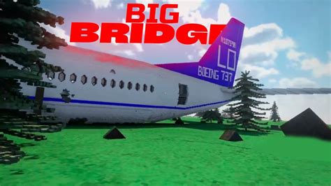 Boeing 737 Vs Big Bridge Construction Teardown YouTube