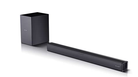 Slim Soundbar System With Wireless Subwoofer Ht Sbw Sharp Europe