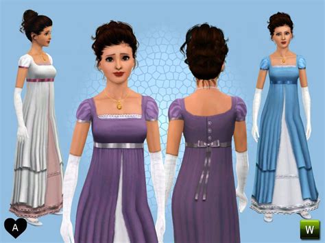 Regency Dress Sims 4 Sims