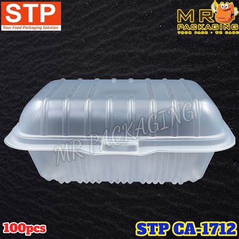 STP 1000ml Large PP Lunch Box With Lock 100pcs STP CA 1712