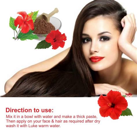 Buy Nuerma Science Hibiscus Powder For Hair Growth Hair Fall Control Black Hair And Anti Ageing