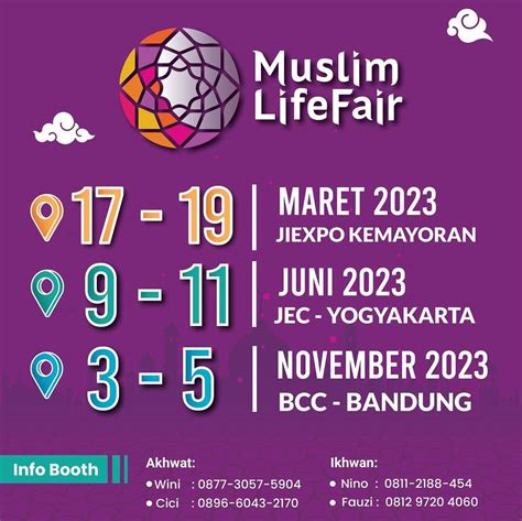 Pameran Muslim Lifefair 2023 Jadwal Event Info Pameran Acara