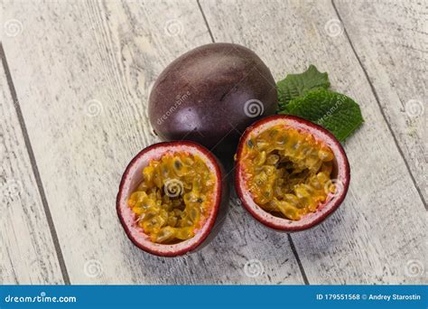 Tropical Passion Fruit Stock Photo Image Of Exotic 179551568