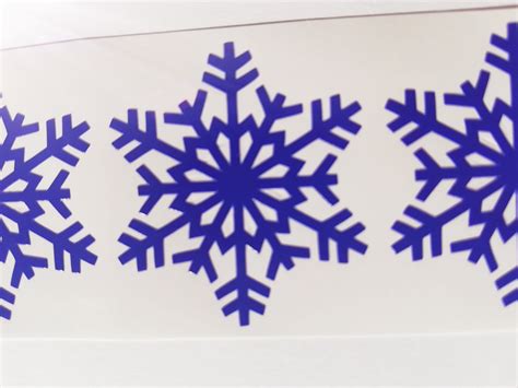 20 Winter Snowflake Stickers Window Stickers Decor Stickers - Etsy