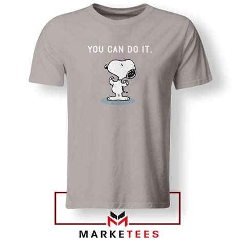 Snoopy You Can Do It Tshirt Comic Strip Peanuts Tee Shirts S 3xl