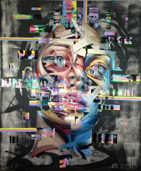 Featured Artist Friday Justin Bowers Hand Painted Glitch In The