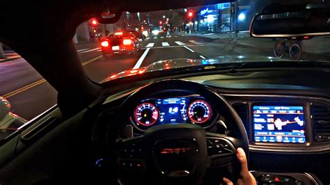 Late Night Pov In My Dodge Hellcat In Downtown La🌴 Youtube