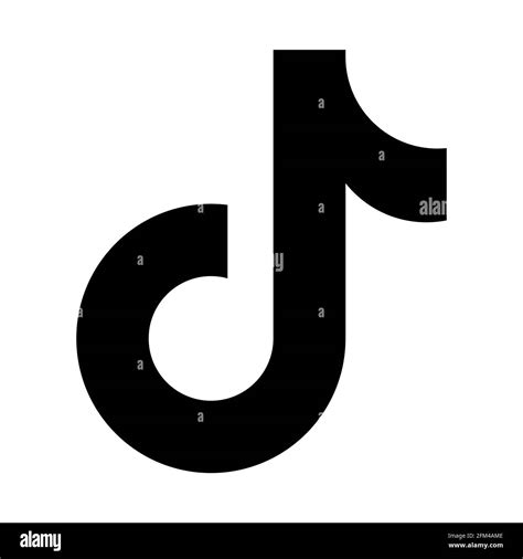 Logotipo De Tiktok Im Genes De Stock En Blanco Y Negro Alamy