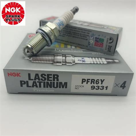 Pcs Original Ngk Pfr Y Brand New Laser Dual Platinum Spark Plug