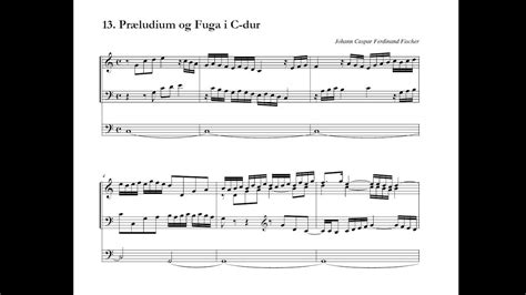 Johann Caspar Ferdinand Fischer Prelude And Fugue In C Major