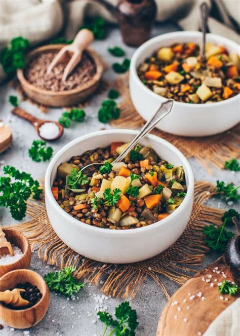 Veganer Linseneintopf Linseneintopf Linsengerichte Rezepte