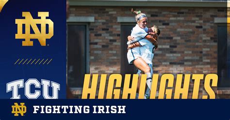 Izzy Engle Leads Irish To Top 15 Win Highlights Vs 13 TCU Notre