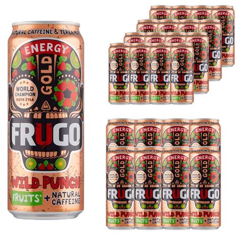 Frugo Wild Punch Gold Energy Gazowany Ml X Sztuki Erli Pl