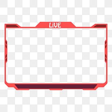 Live Lives Clipart Transparent Background Live Gaming Facecam Design