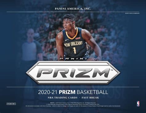 Panini Prizm Fast Break Basketball Checklist