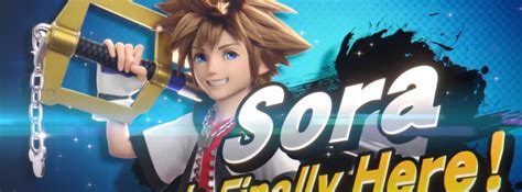 Kingdom Hearts Sora Revealed As Final Dlc Fighter For Super Smash Bros