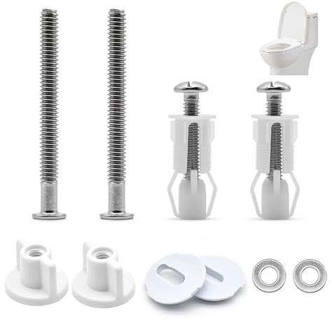 Corsehild 2 Pairs Toilet Seats Screws And Bolts Toilet Seat Fittings