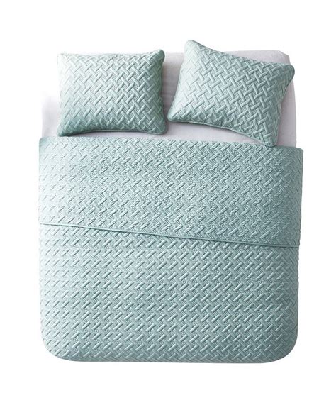 Vcny Home Nina 2 Piece Embossed Twin Quilt Set Macys