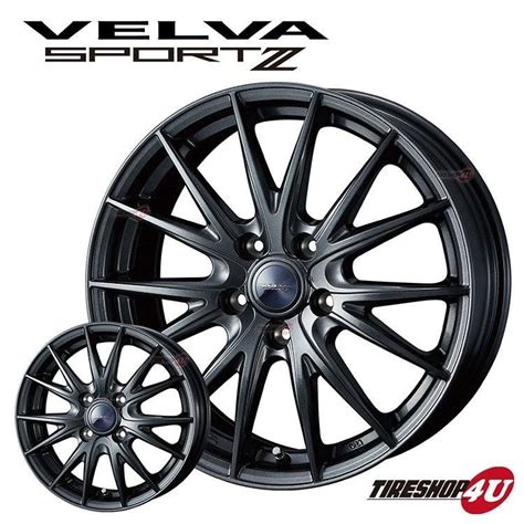 4本購入で送料無料 Velva Sport2 16インチ 16x65j 51143 40 新品ホイール1本価格 【代引き不可】 ノア