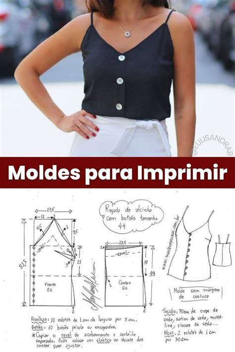 Moldes Prontos Para Fazer Roupas Incríveis Em 2023 Costura Fashion