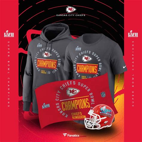 Now Available Kansas City Chiefs Nfl Superbowl Lvii Champion Gear