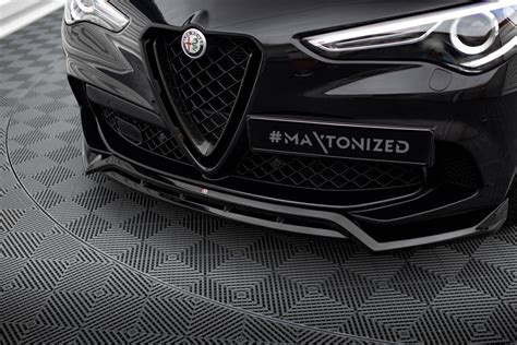 Maxton Design Przedni Spoiler Stelvio Qv Stelvio Alfa Romeo