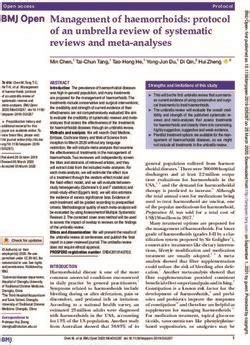 Management Of Haemorrhoids Protocol Of An Umbrella Review Of