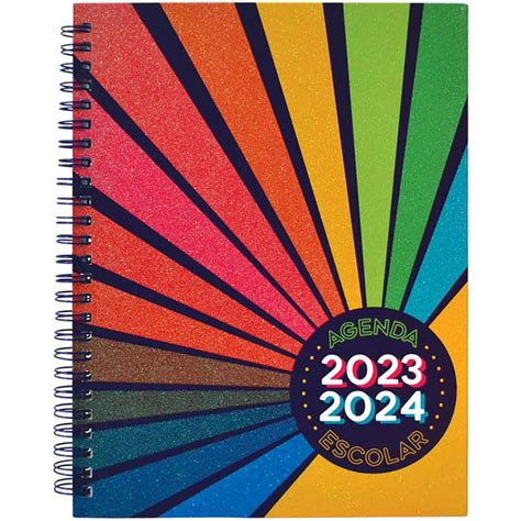 Agenda Escolar Danpex Arcoiris X Cm Lumen