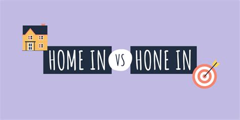 Is It ‘home In Or ‘hone In Is It Home In Or Hone In By Amelia