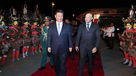 Chinese President Xi Jinping Arrived On Thursday Night In Papua New