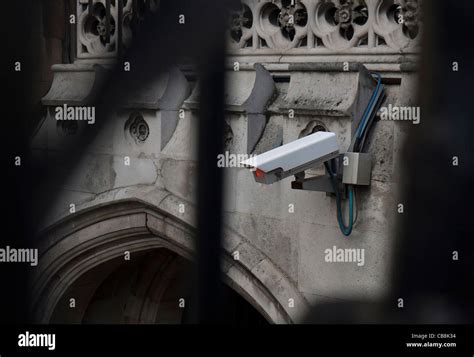 Cctv Camera Infrared Security Attached Historic Building London Mode Hi