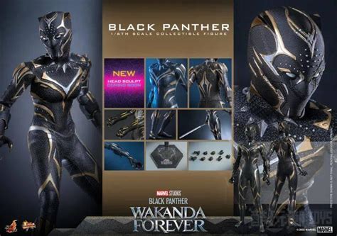 Hot Toys黑豹 瓦坎达万岁黑豹Black Panther 比例收藏级人偶 新任黑豹现身 酷玩潮CHAO