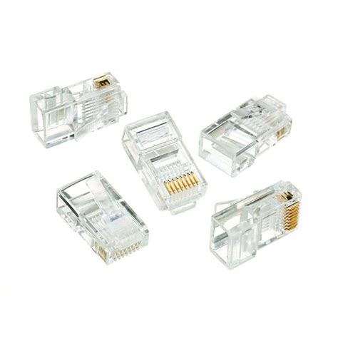 IDEAL RJ-45 8-Position 8-Contact Category 5e Modular Plugs (50 per Pack ...