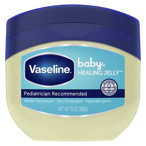Vaseline Baby Healing Petroleum Jelly Hypoallergenic Unscented Diaper