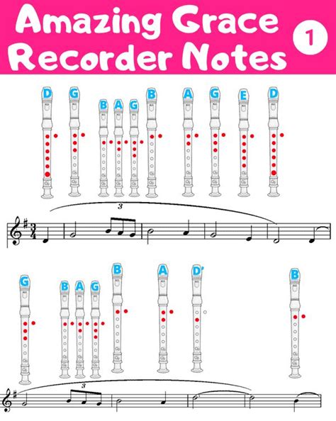 Amazing Grace Recorder Notes Recorder Notes Recorder Notes Recorder