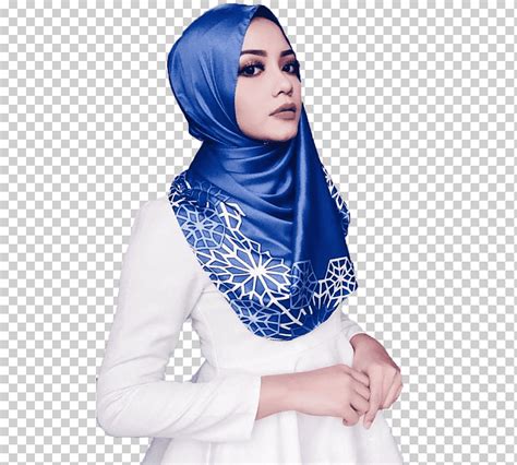 Chal De Sat N Hijab Borongtudung My Gasa Sat N Azul Textil Venta Al