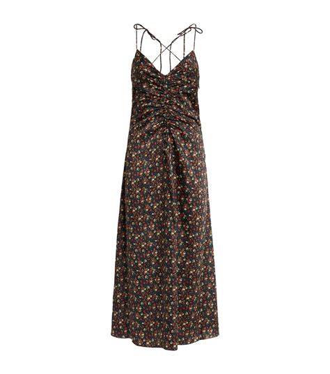 Sale Sandro Floral Midi Dress Harrods Ae