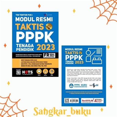 Jual BUKU PPPK 2023 MODUL RESMI TAKTIS PPPK TENAGA PENDIDIK 2023