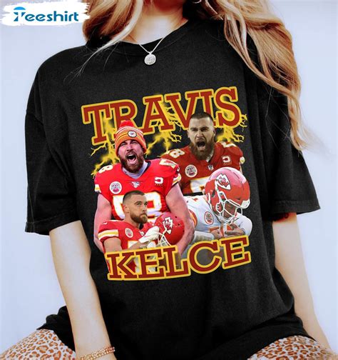 Travis Kelce Vintage Shirt, Trendy Travis Kelce Long Sleeve Short Sleeve