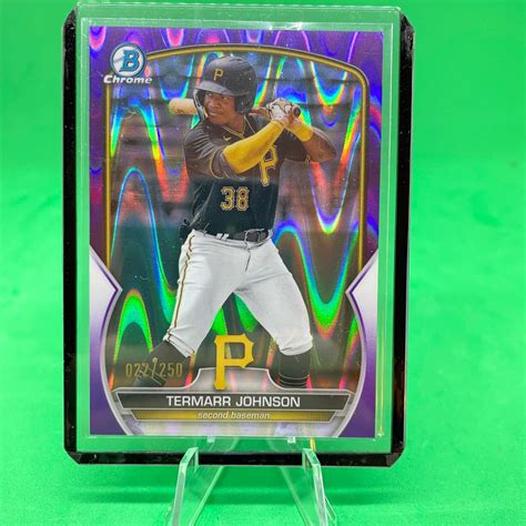 Termarr Johnson Bowman Purple Lava Pittsburgh Pirates