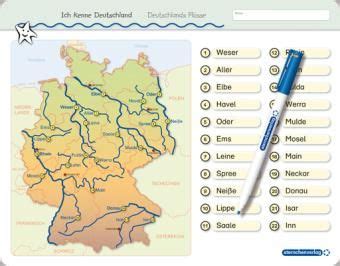 Mit Hilfe dieser wiederbeschreibbaren Deutschlandkarte können